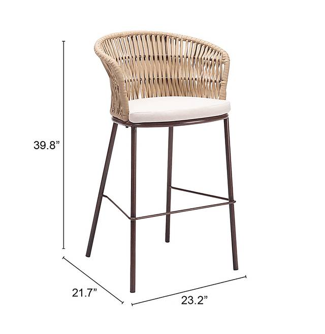 Finneyoaks Natural Barstool, Set of 2 - Thumbnail - Image 10