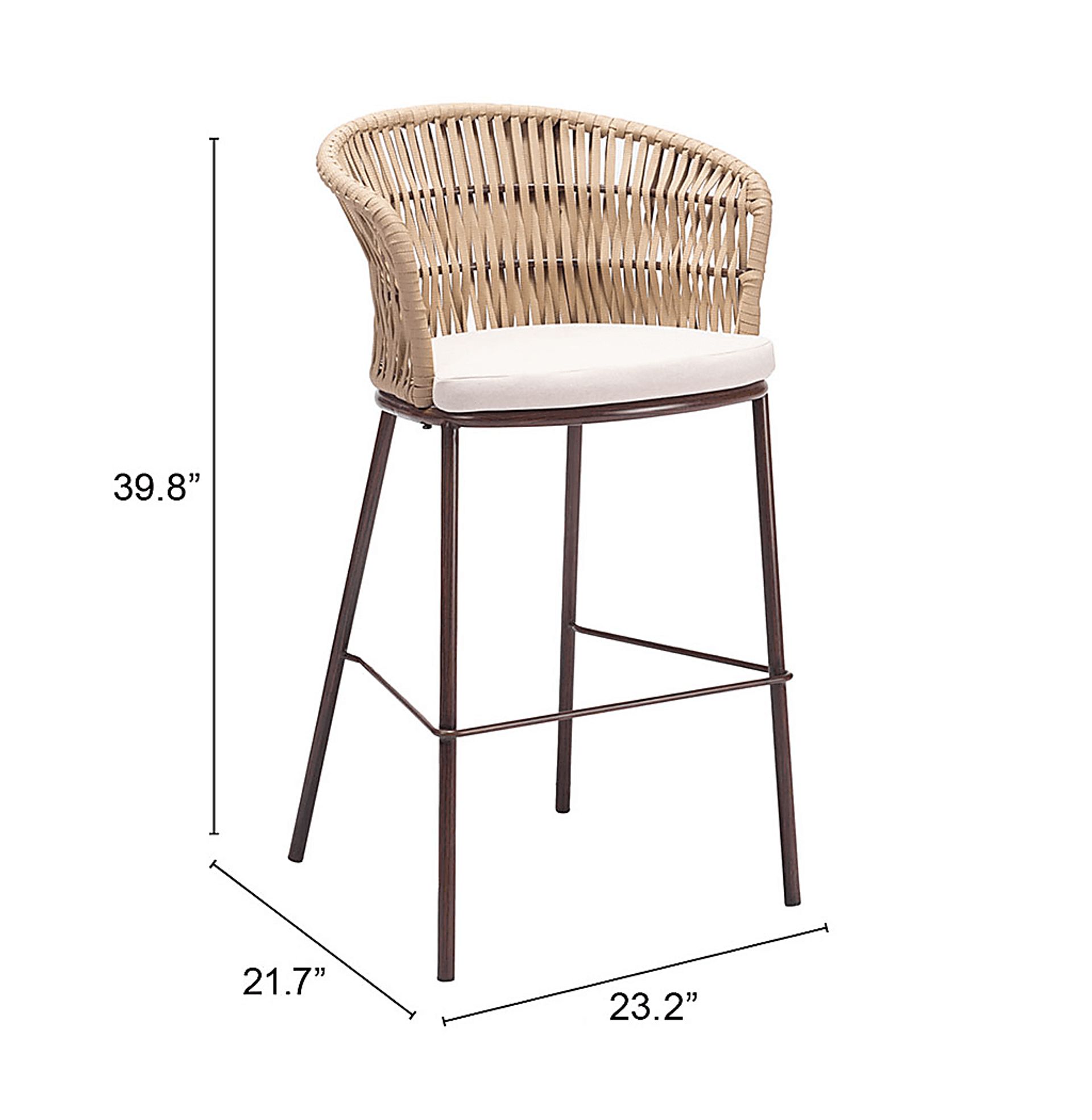 Finneyoaks Natural Barstool, Set of 2 - Image 10
