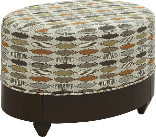 Finola Brown Accent Ottoman - Thumbnail - Image 1