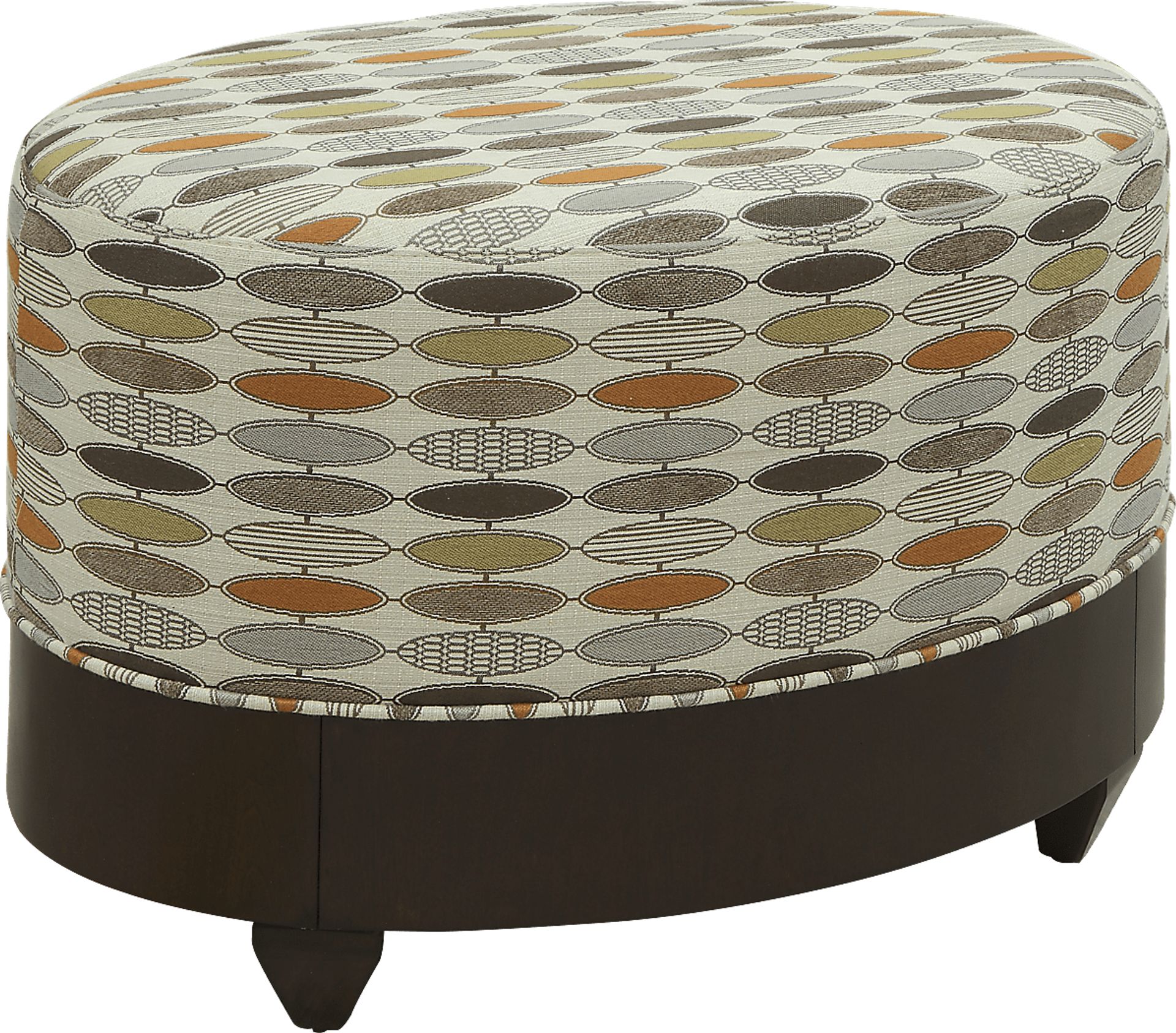 Finola Brown Accent Ottoman - Image 1