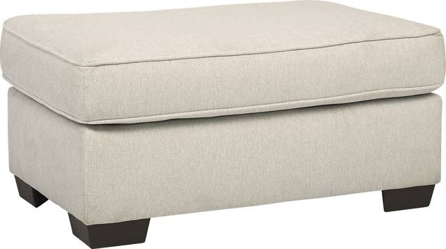 Fiona Lane Beige Cocktail Ottoman - Thumbnail - Image 1