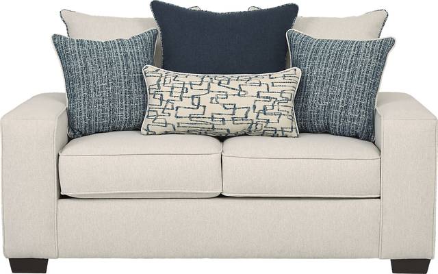 Fiona Lane Beige Loveseat - Thumbnail - Image 1