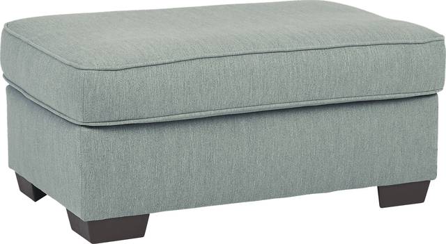Fiona Lane Teal Cocktail Ottoman - Thumbnail - Image 1