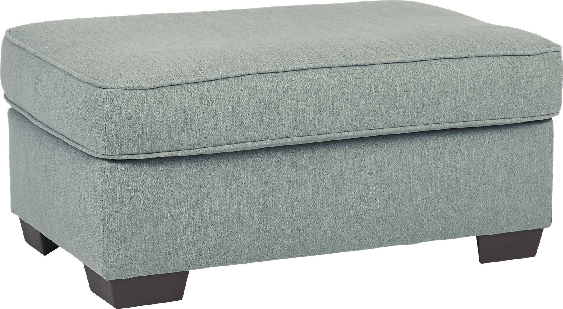 Fiona Lane Teal Cocktail Ottoman - Image 1