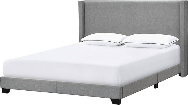 Fionelle Light Gray King Bed - Thumbnail - Image 2