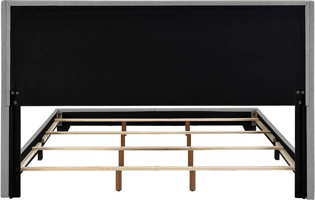 Fionelle Light Gray King Bed - Thumbnail - Image 4