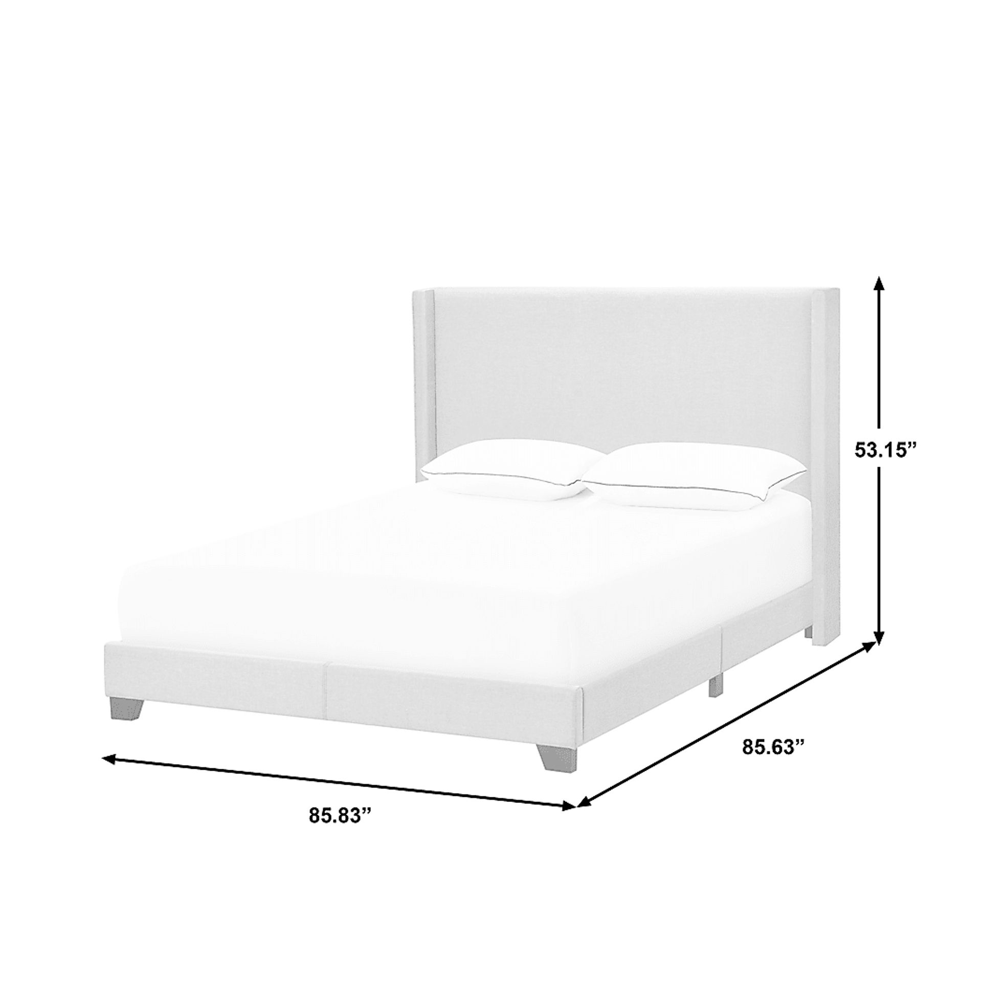 Fionelle Light Gray King Bed - Image 9