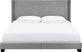 Fionelle Light Gray King Bed