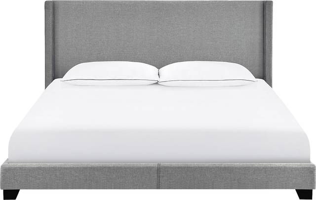 Fionelle Light Gray King Bed - Thumbnail - Image 1
