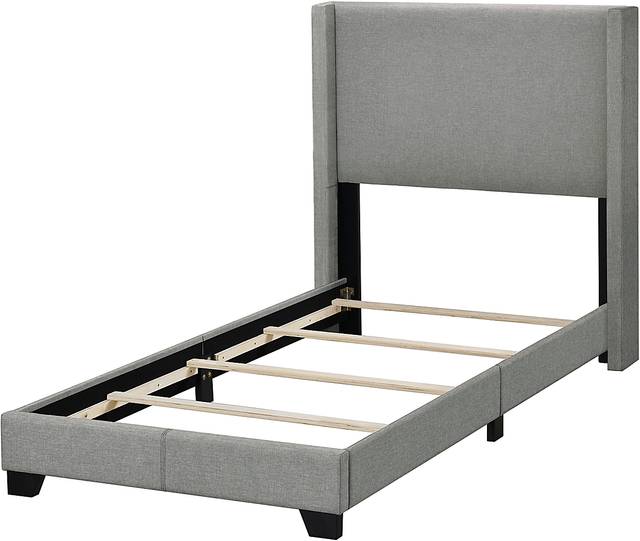 Fionelle Light Gray Twin Bed - Thumbnail - Image 3
