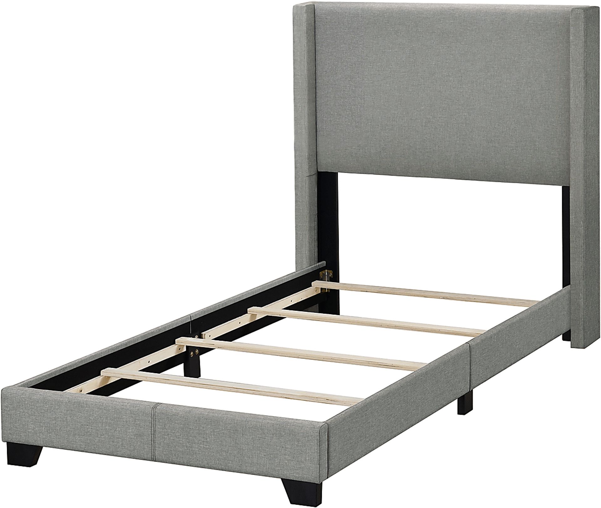 Fionelle Light Gray Twin Bed - Image 3