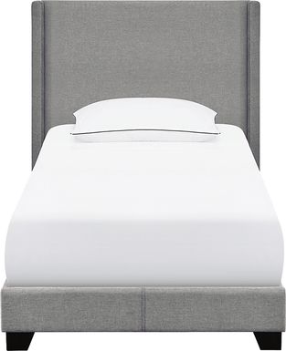 Fionelle Light Gray Twin Bed