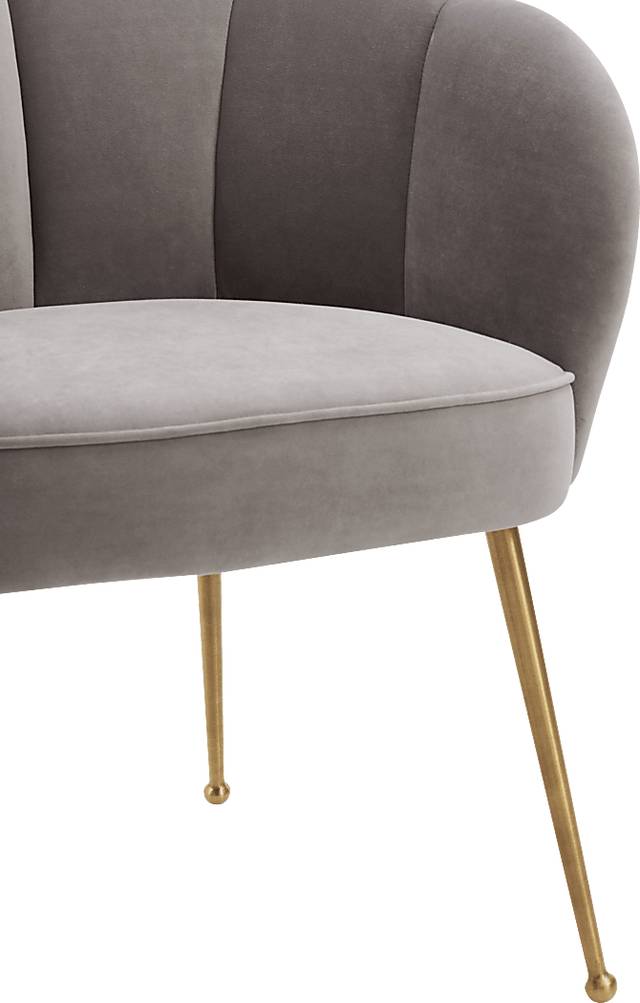 Fiora Elle Gray Arm Chair - Thumbnail - Image 4