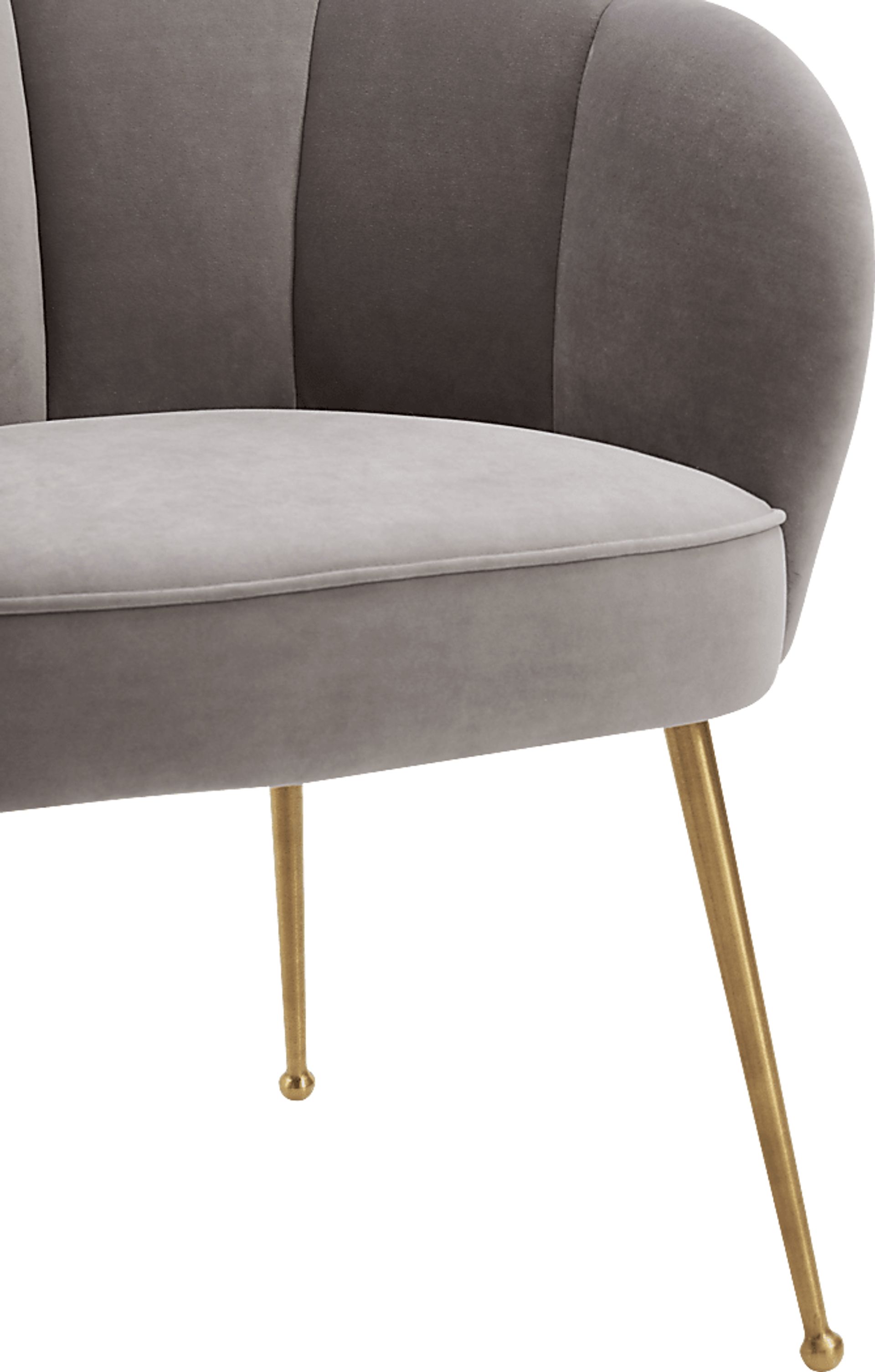 Fiora Elle Gray Arm Chair - Image 4