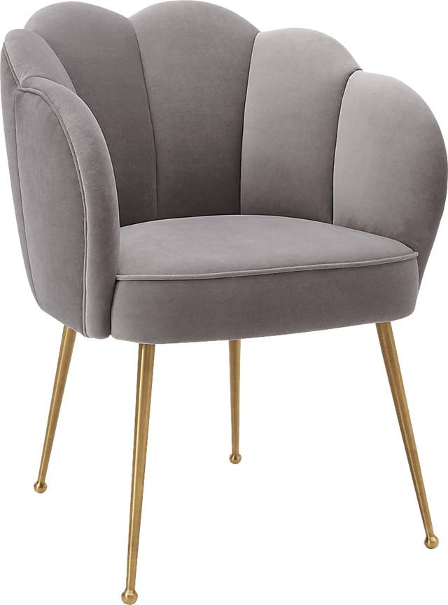 Fiora Elle Gray Arm Chair - Thumbnail - Image 1