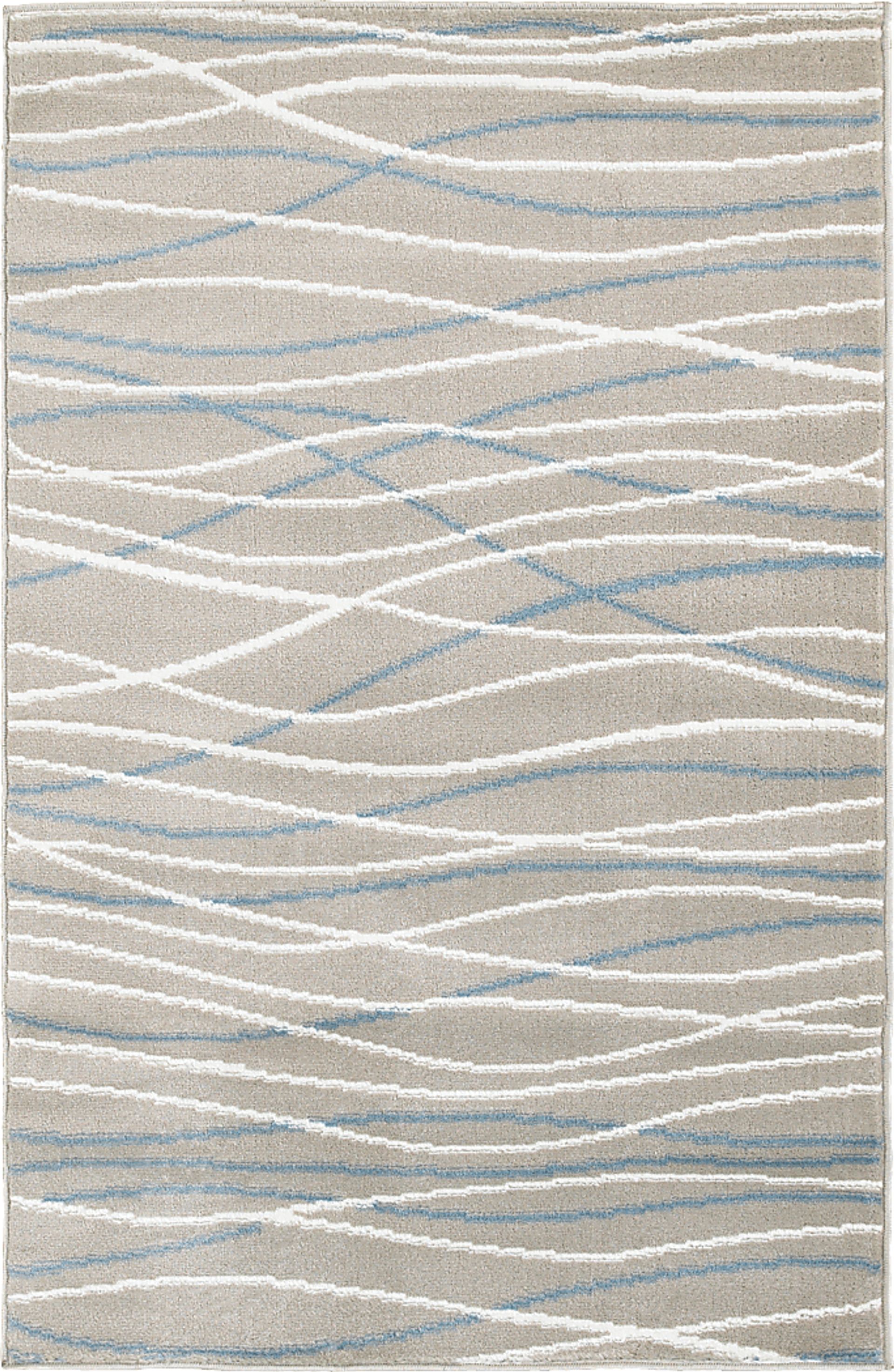 Fioraleah Taupe Beige Rug | Rooms to Go