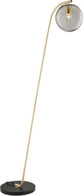 Fiore Point Champagne Floor Lamp