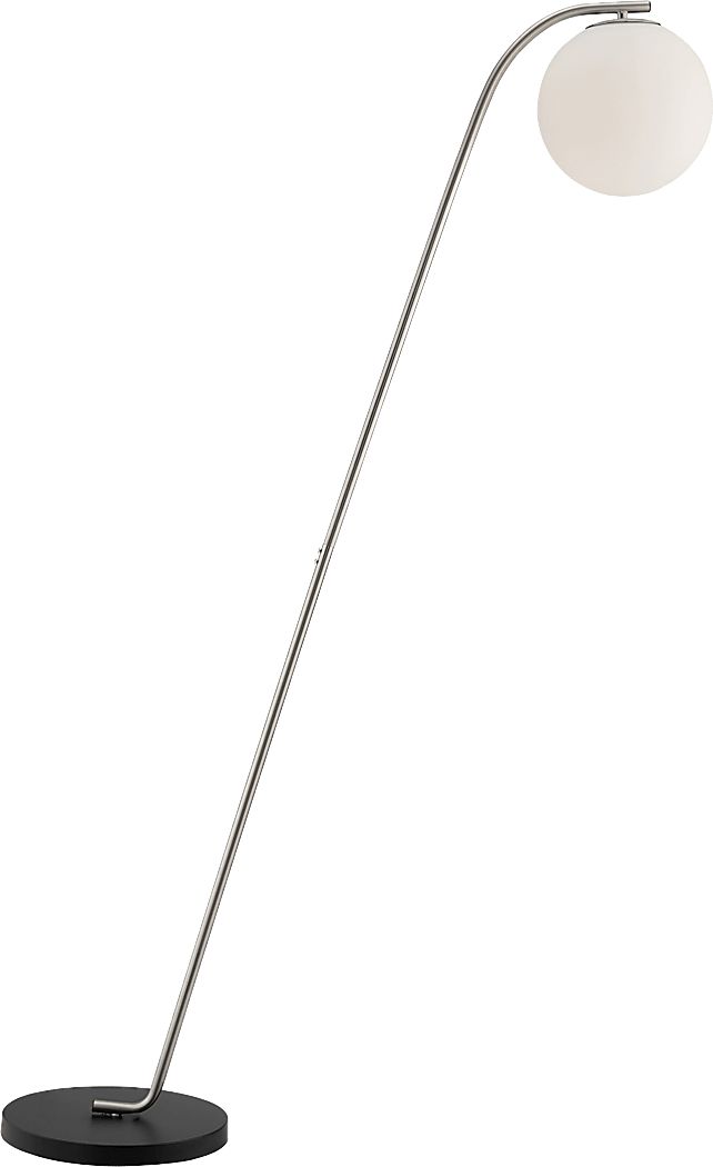 Fiore Point Silver Floor Lamp
