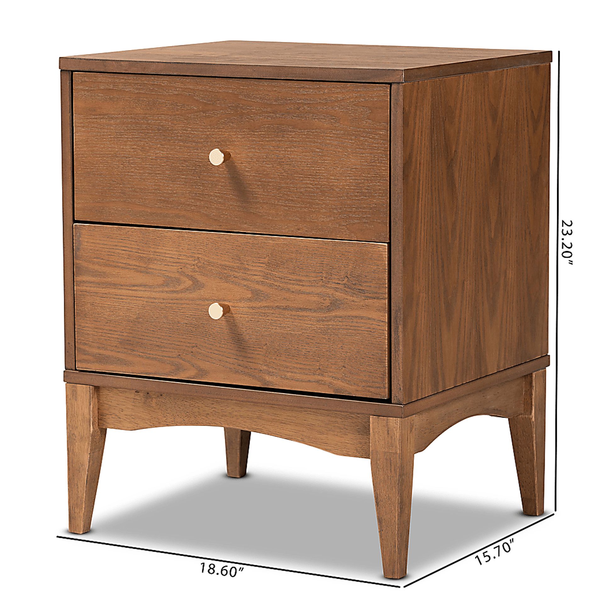 Fireberry Brown Nightstand - Image 10
