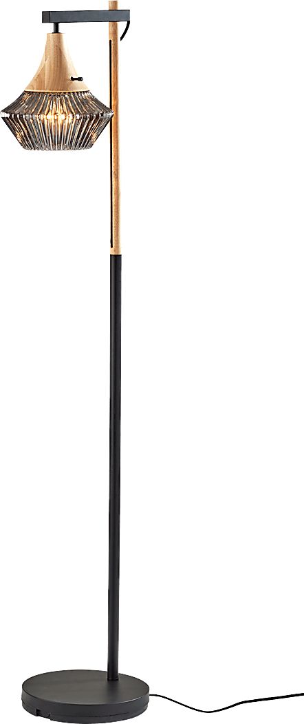 Fireside Gate Black Floor Lamp