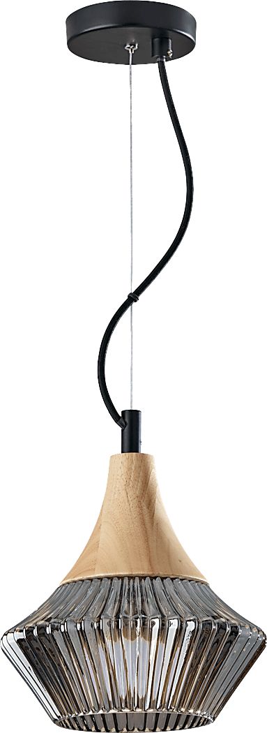 Fireside Gate Black Pendant