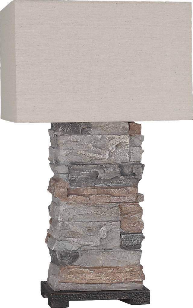 Firestone Bay Gray Indoor/Outdoor Lamp - Thumbnail - Image 1