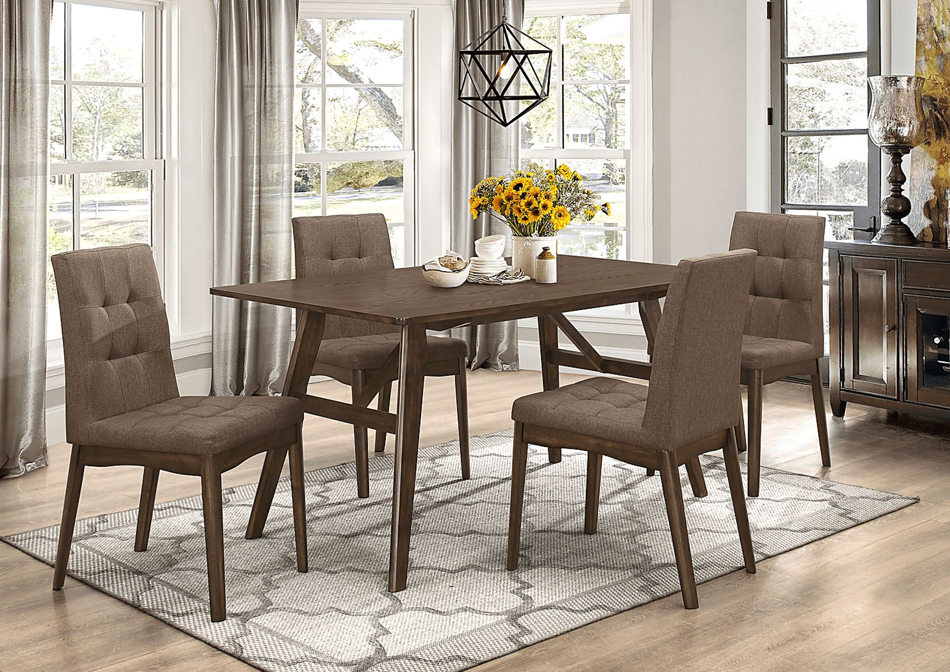 Firethorne Brown Set of 2 Side Chairs - Image 2