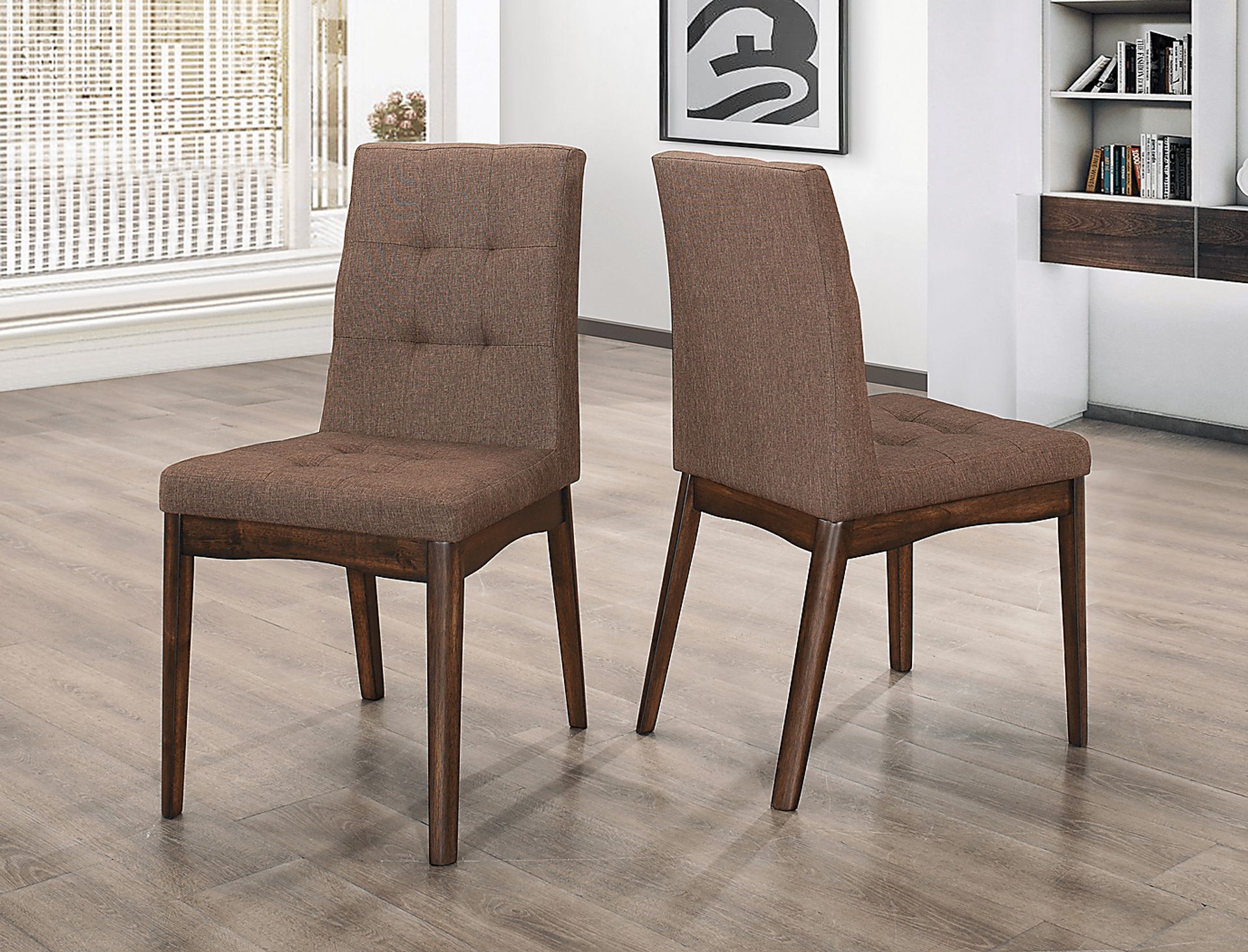 Firethorne Brown Set of 2 Side Chairs - Image 3
