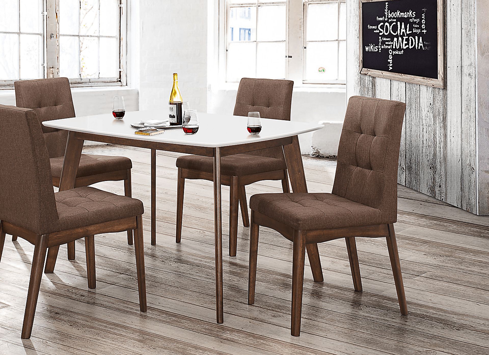 Firethorne Brown Set of 2 Side Chairs - Image 6