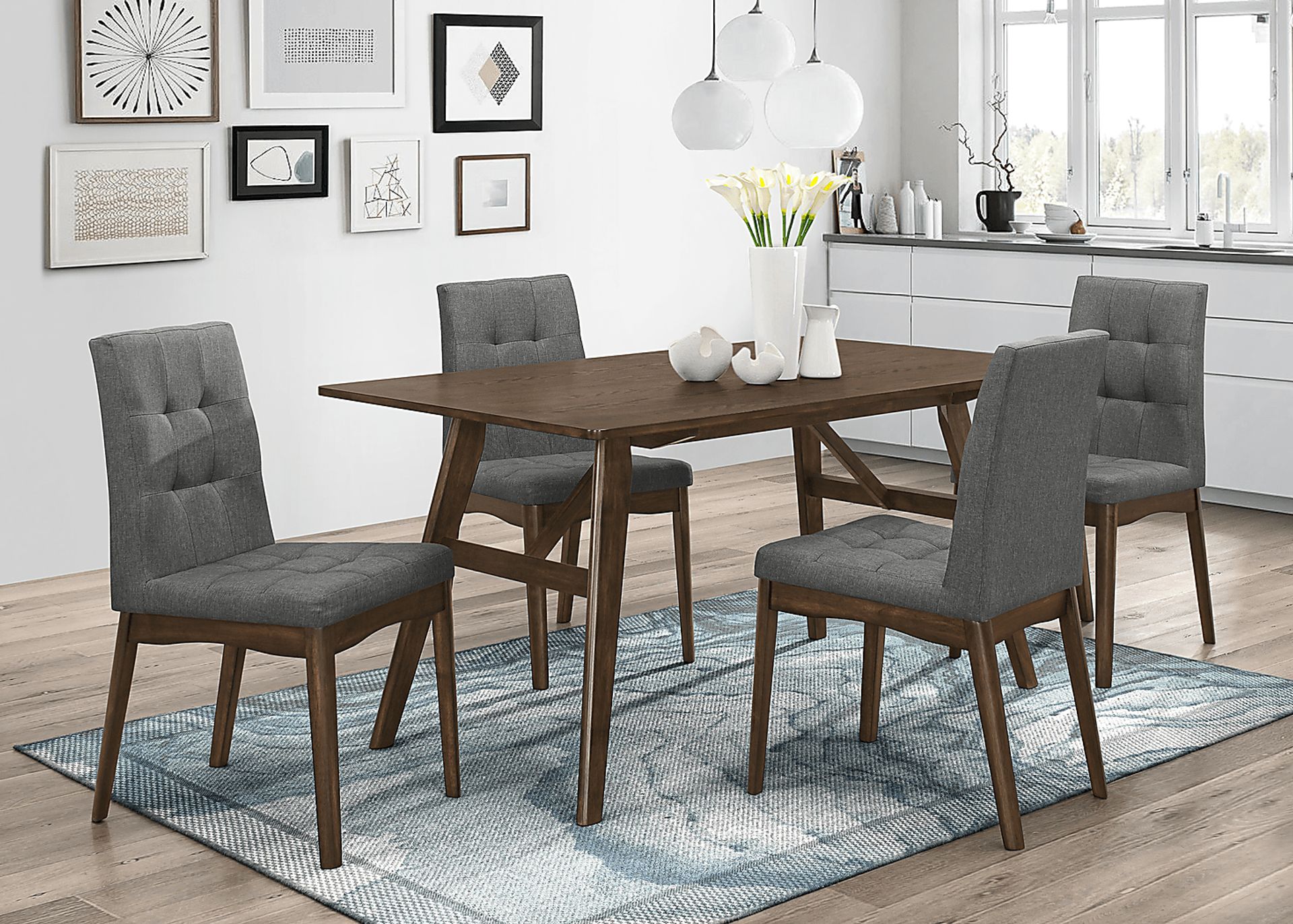 Firethorne Charcoal Set of 2 Side Chairs - Image 2