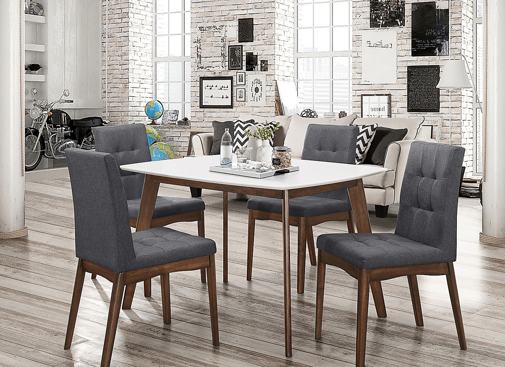 Firethorne Charcoal Set of 2 Side Chairs - Image 6