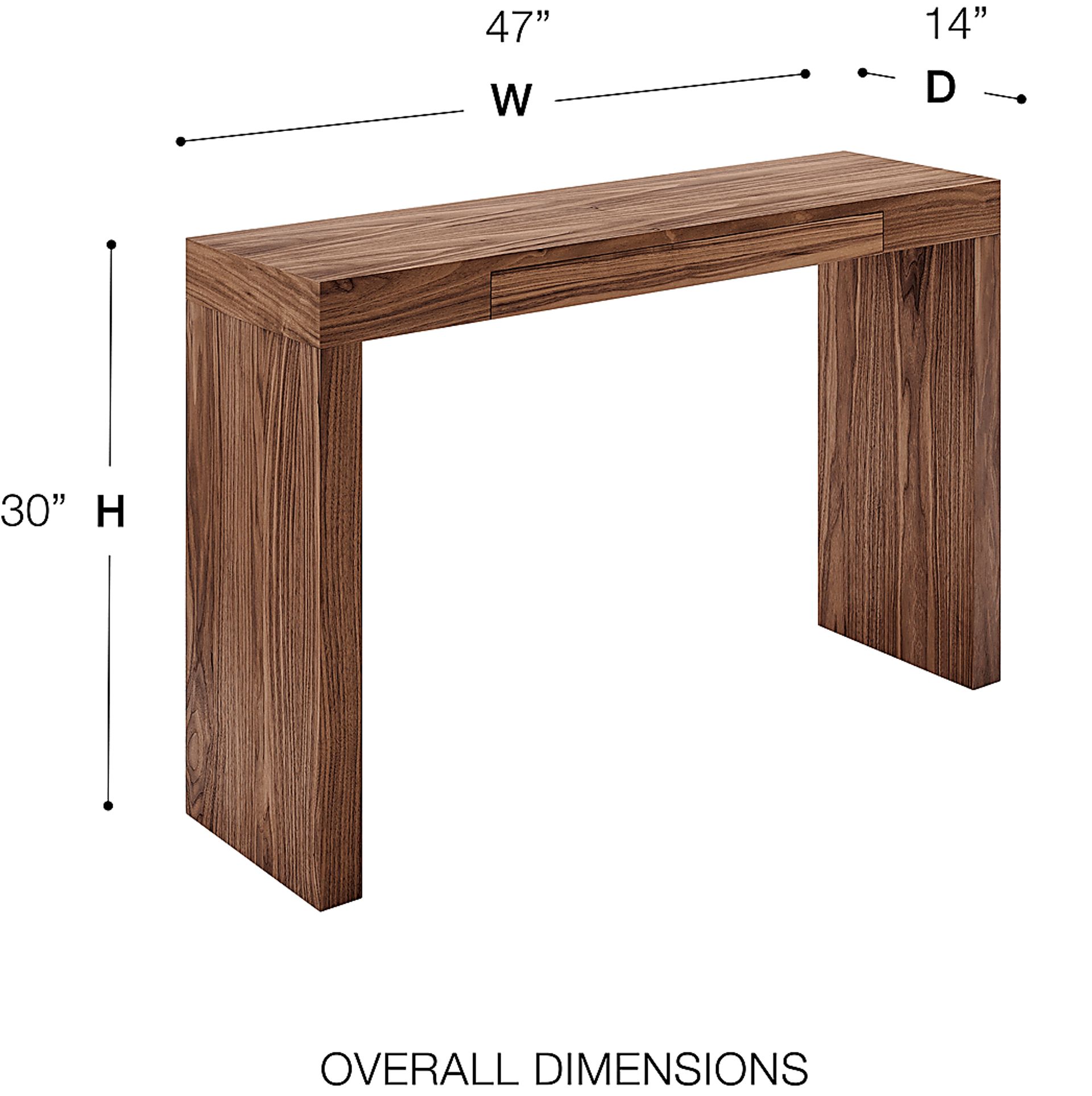 Firewares Brown Console Table - Image 8