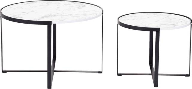 Fireweed White Cocktail Table, Set of 2 - Thumbnail - Image 5