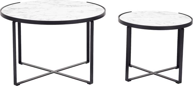 Fireweed White Cocktail Table, Set of 2 - Thumbnail - Image 6