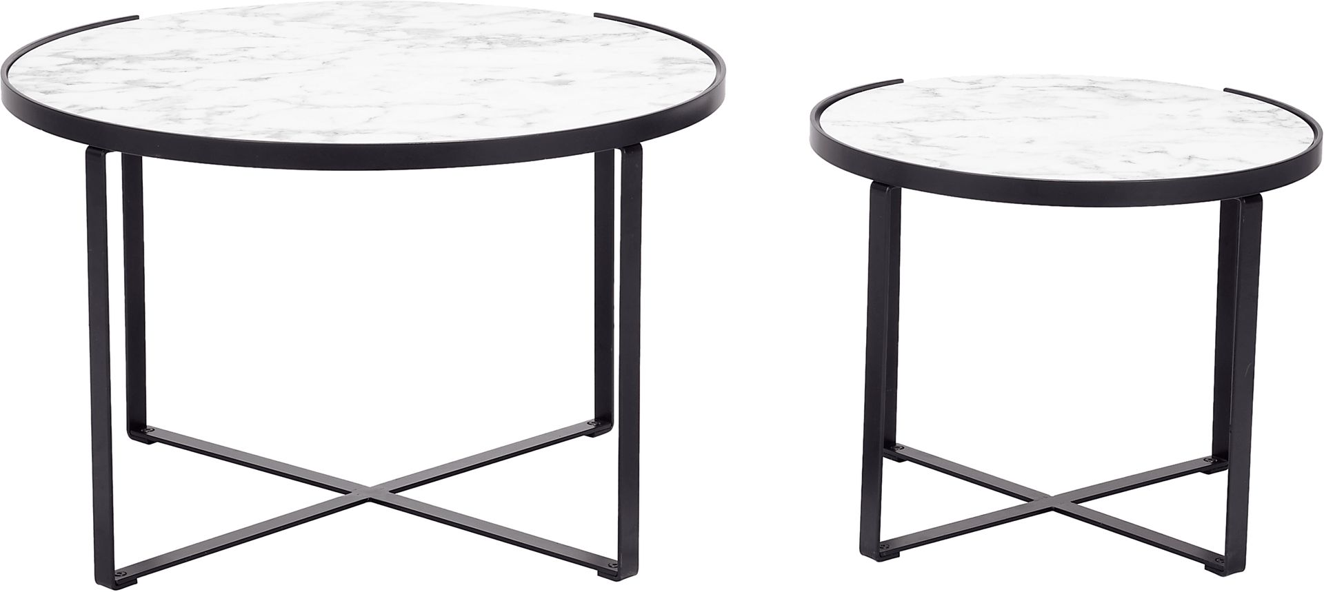 Fireweed White Cocktail Table, Set of 2 - Image 6