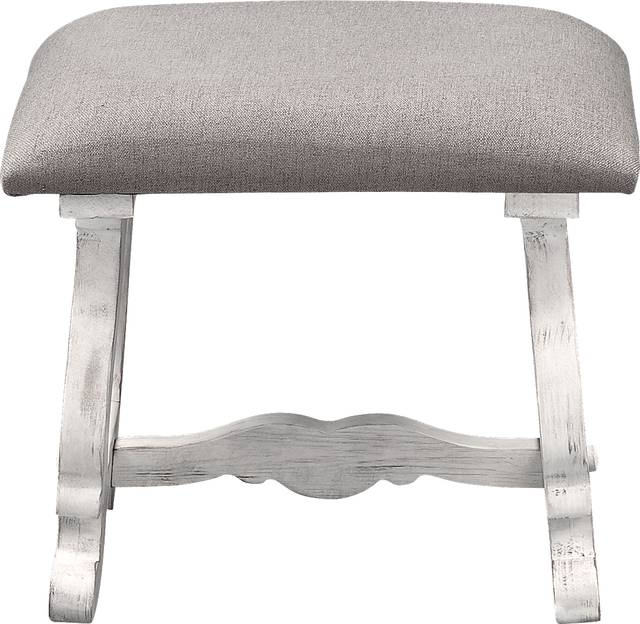 Firmona White Accent Stools, Set of 2 - Thumbnail - Image 2