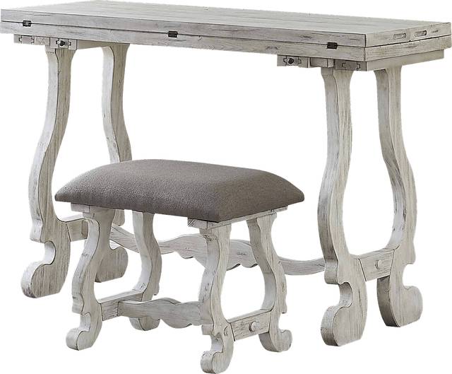Firmona White Accent Stools, Set of 2 - Thumbnail - Image 7