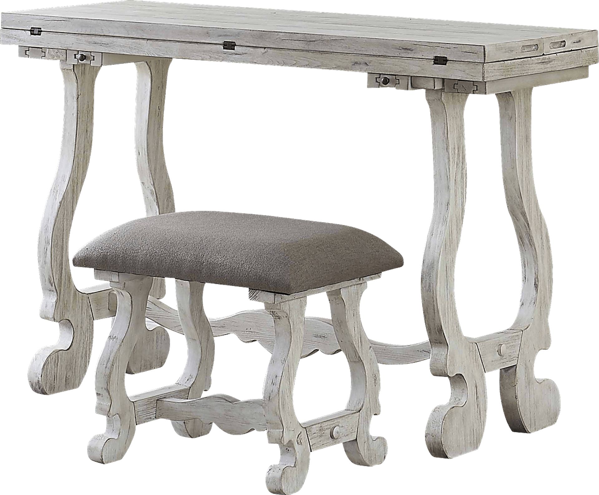 Firmona White Accent Stools, Set of 2 - Image 7