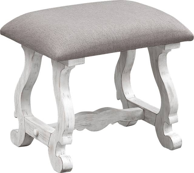 Firmona White Accent Stools, Set of 2 - Thumbnail - Image 1