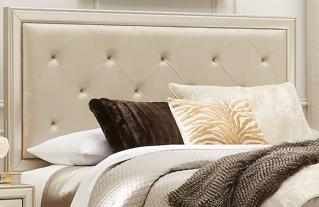 First Avenue Platinum 7 Pc King Upholstered Bedroom - Thumbnail - Image 3