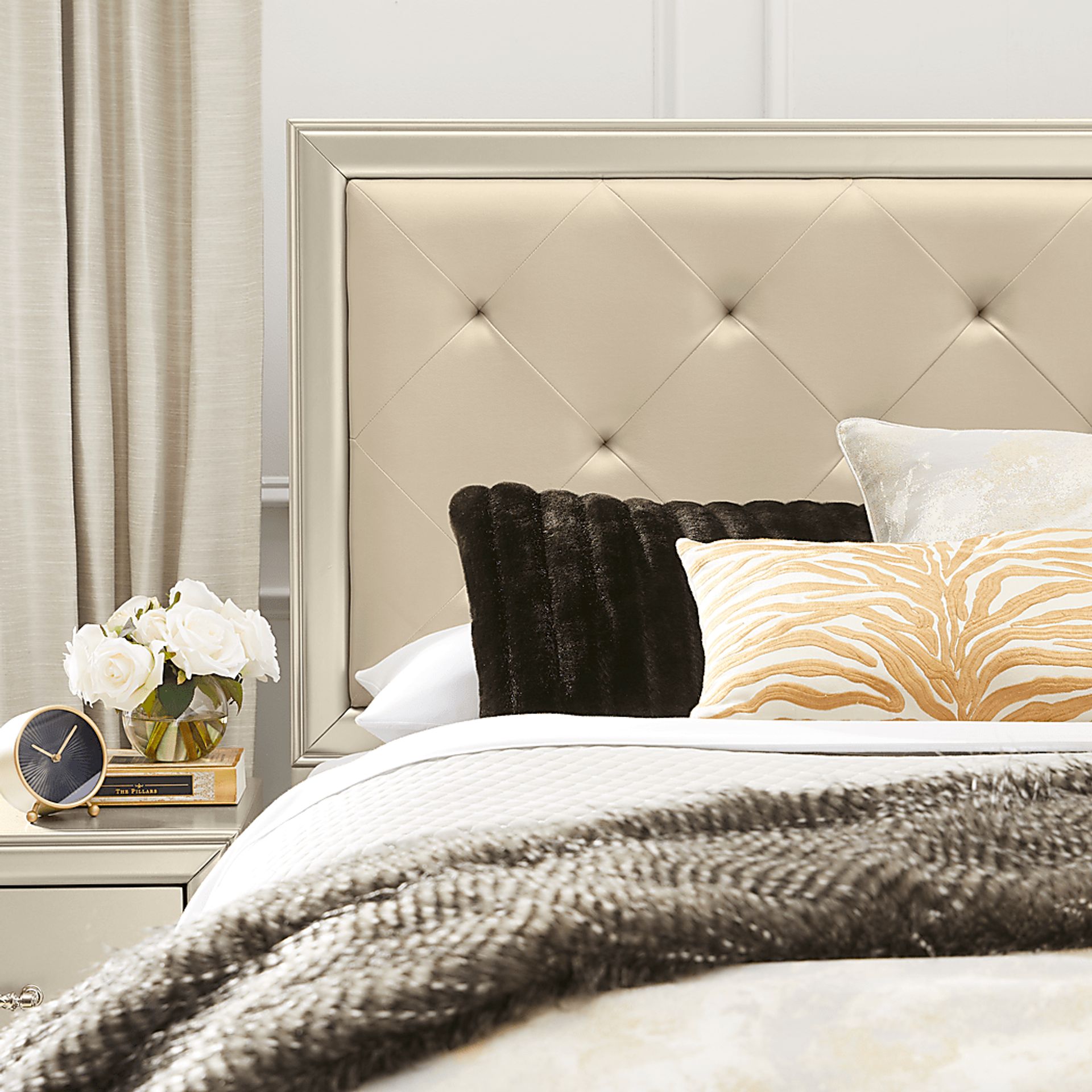 First Avenue Platinum 7 Pc King Upholstered Bedroom - Image 6