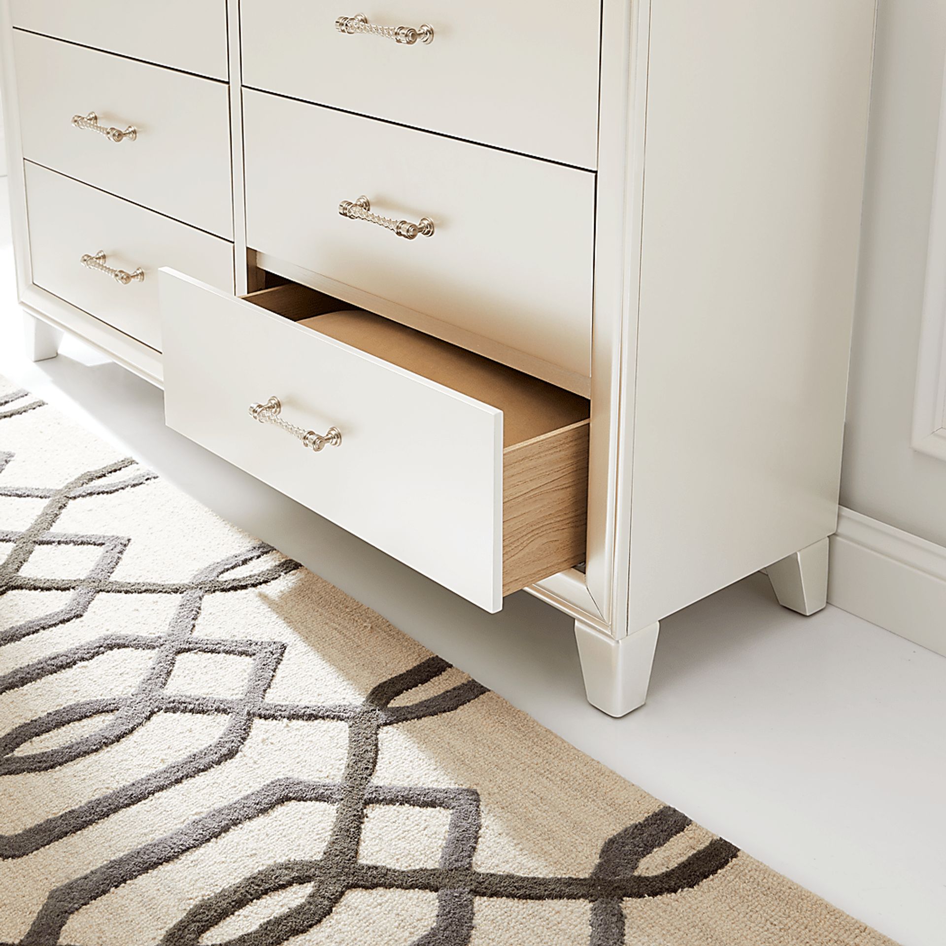 First Avenue White Dresser - Image 5