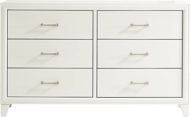 First Avenue White Dresser - Thumbnail - Image 1