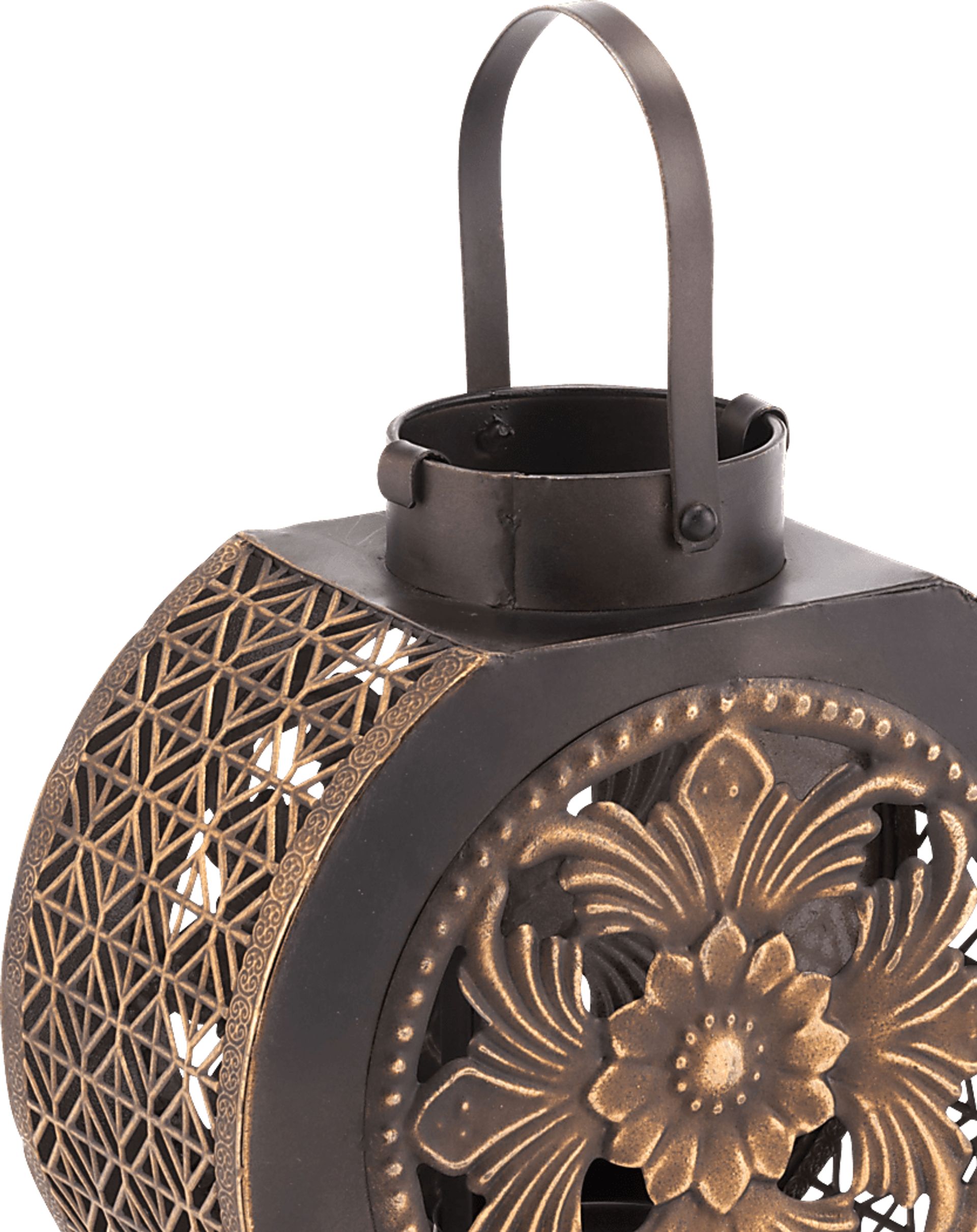 Firth Black and Gold Small Outdoor Lantern - Image 3