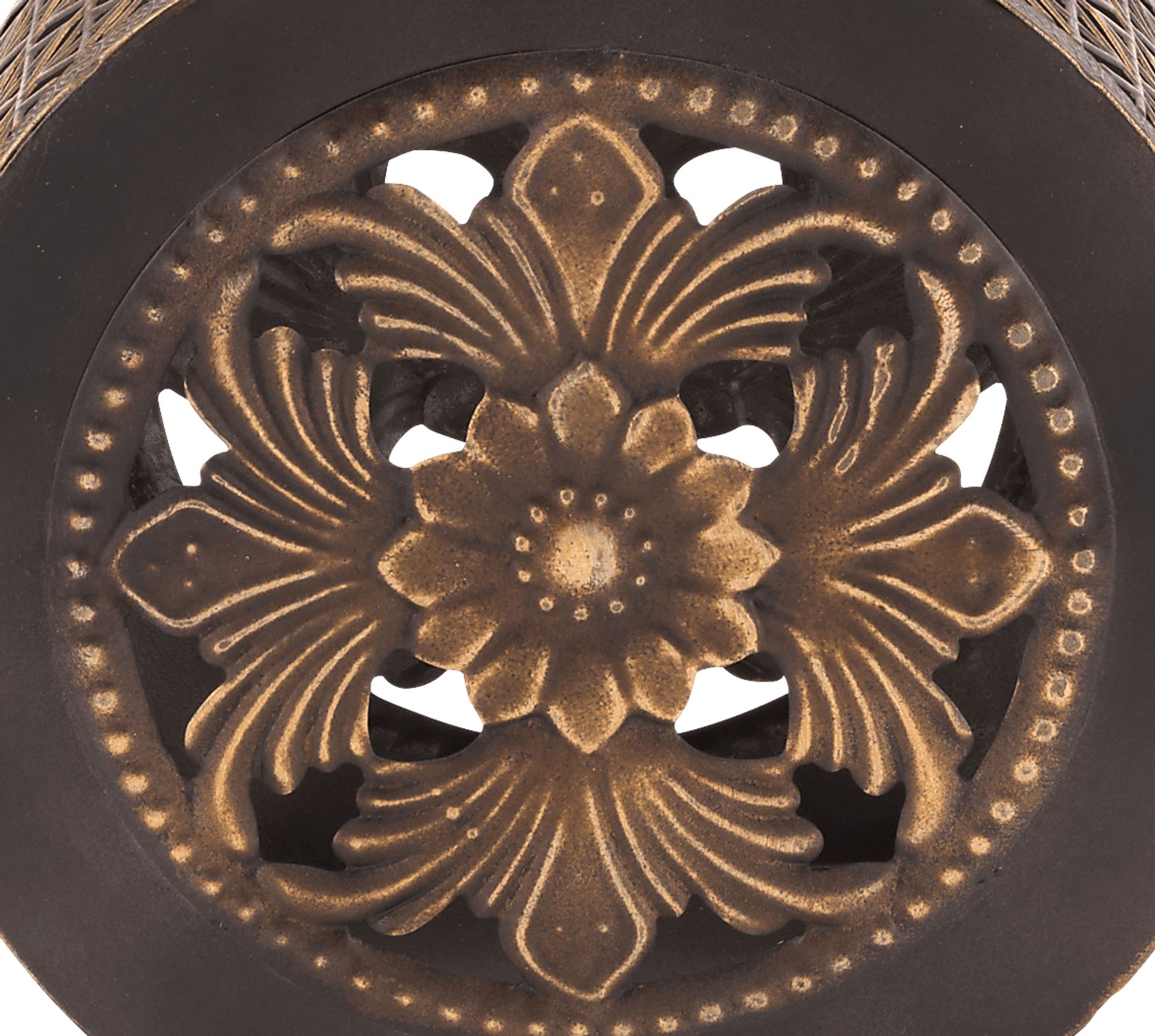 Firth Black and Gold Small Outdoor Lantern - Image 4
