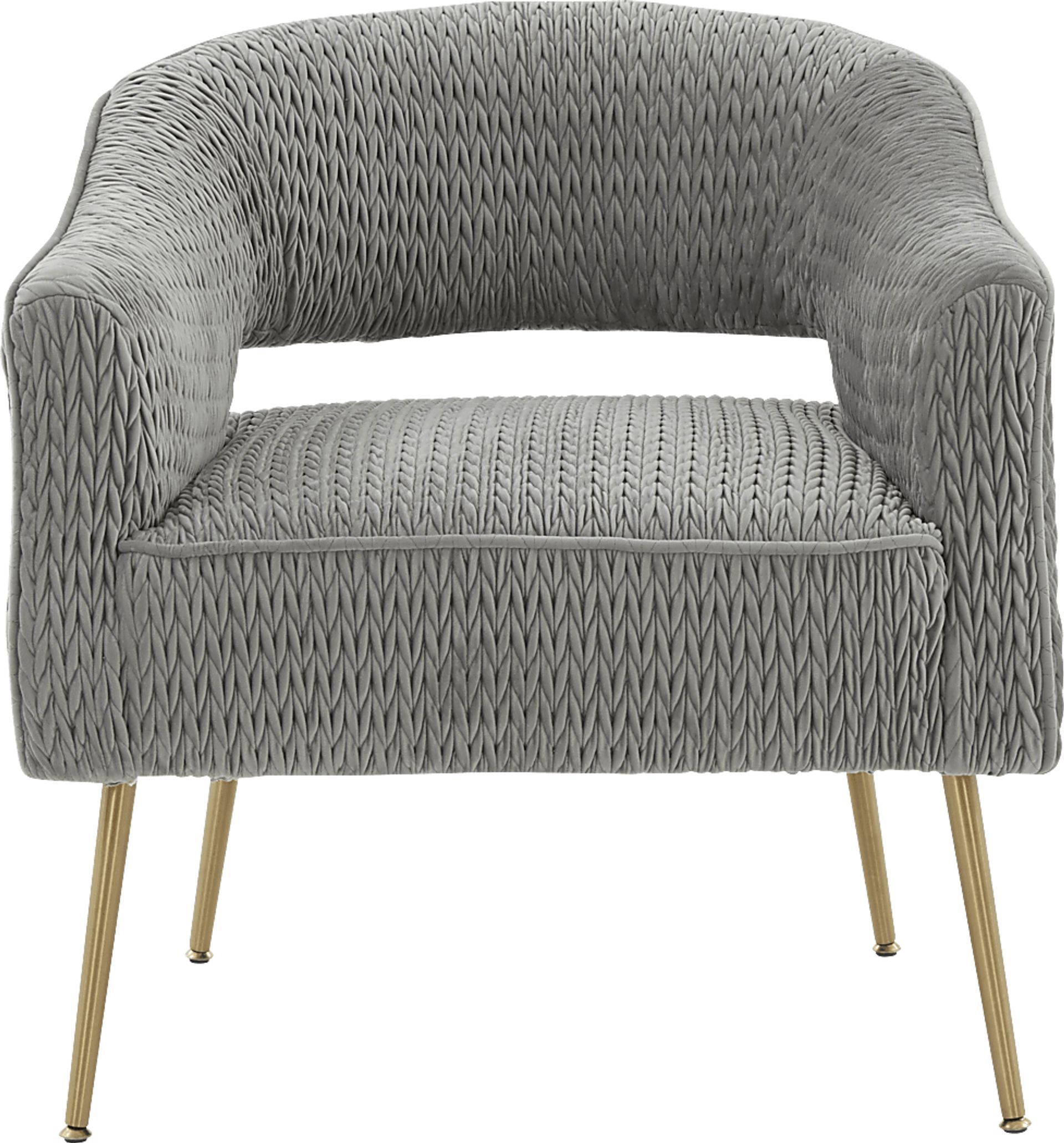 Fisalia Gray Accent Chair - Image 3