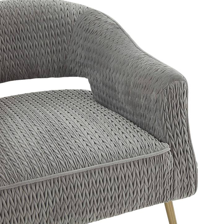 Fisalia Gray Accent Chair - Thumbnail - Image 4