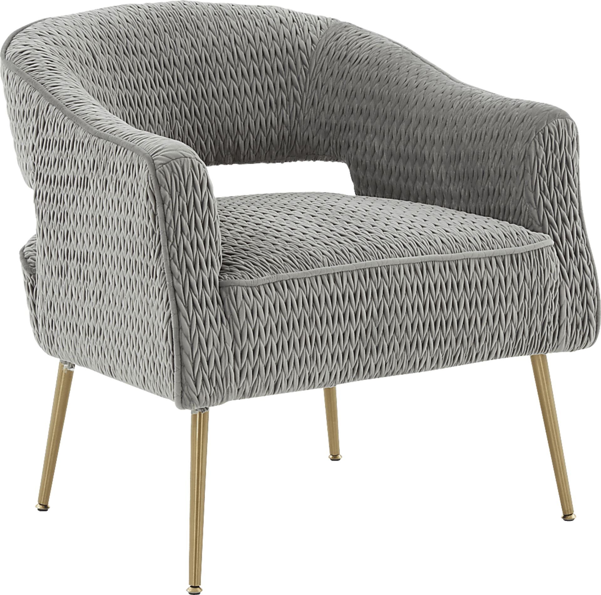 Fisalia Gray Accent Chair - Image 1