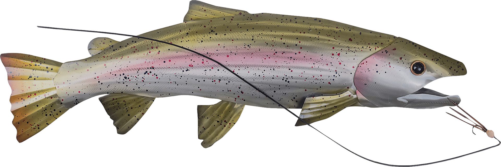 Fishing For Trout Green Wall Art - Image 1