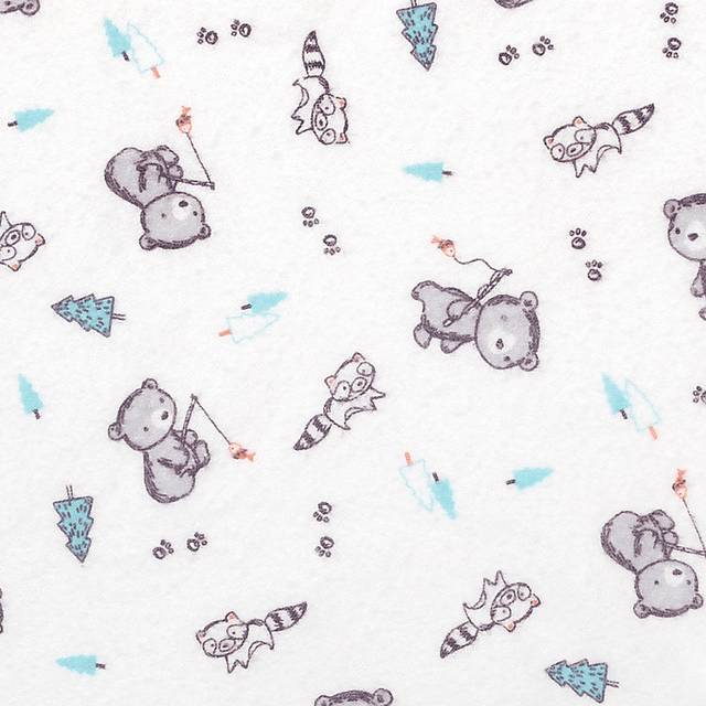 Fishing Friends Gray 3 Pc Baby Bedding Set - Thumbnail - Image 6